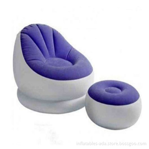 Comfortable relax recliner inflatable lazy sofa chair beanbag lounge chair inflatable living room party air sofa chair set